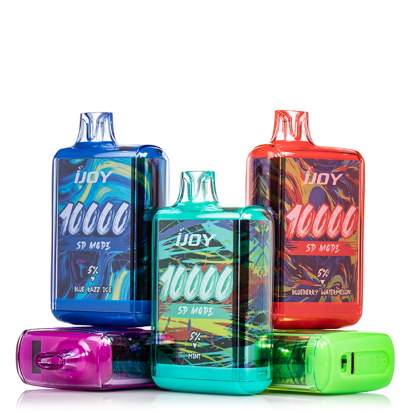 IJOY BAR SD10000 5% NIC RECHARGEABLE DISPOSABLE 20ML 10000 PUFFS